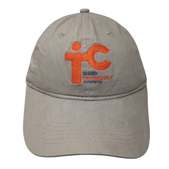 Idaho Technology Council Slideback Hat Brown One Size Embroidered - Picture 1 of 10